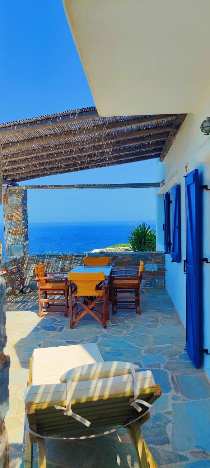 Syros Apartments Suites Chryssonisos Кинион Экстерьер фото