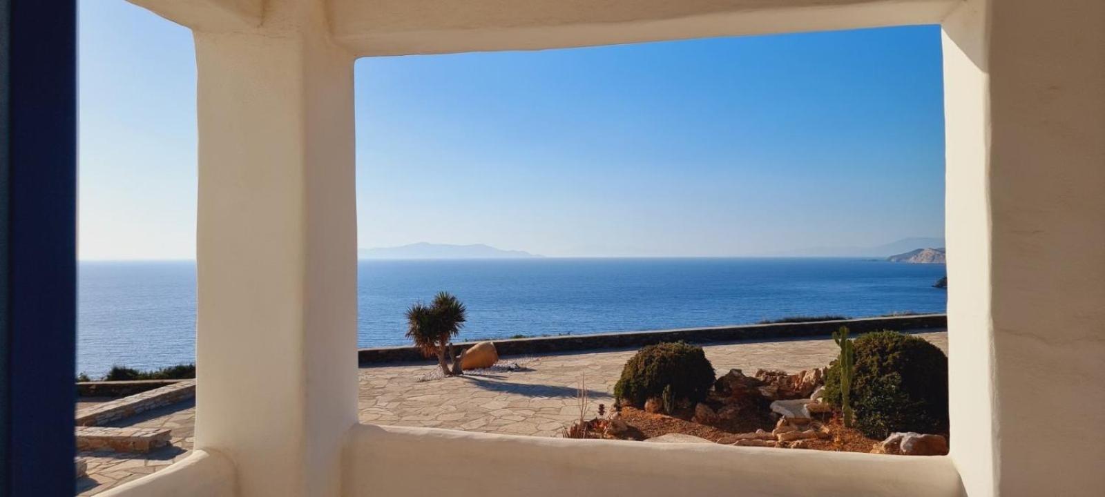 Syros Apartments Suites Chryssonisos Кинион Экстерьер фото