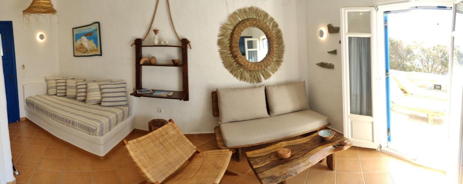 Syros Apartments Suites Chryssonisos Кинион Экстерьер фото